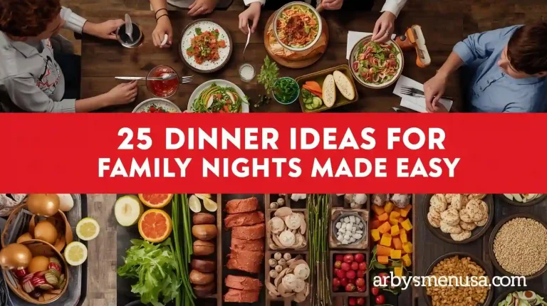 25 Dinner Ideas for Family Nights Made Easy