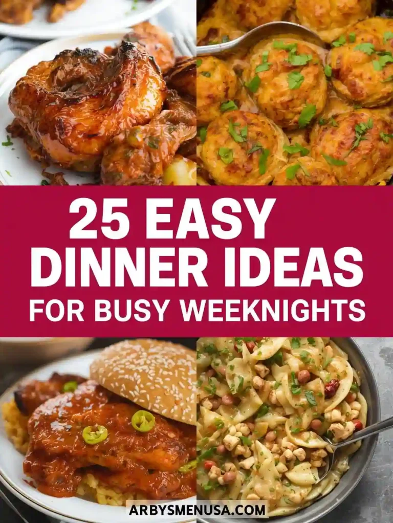 25 Easy Dinner Ideas for Busy Weeknights