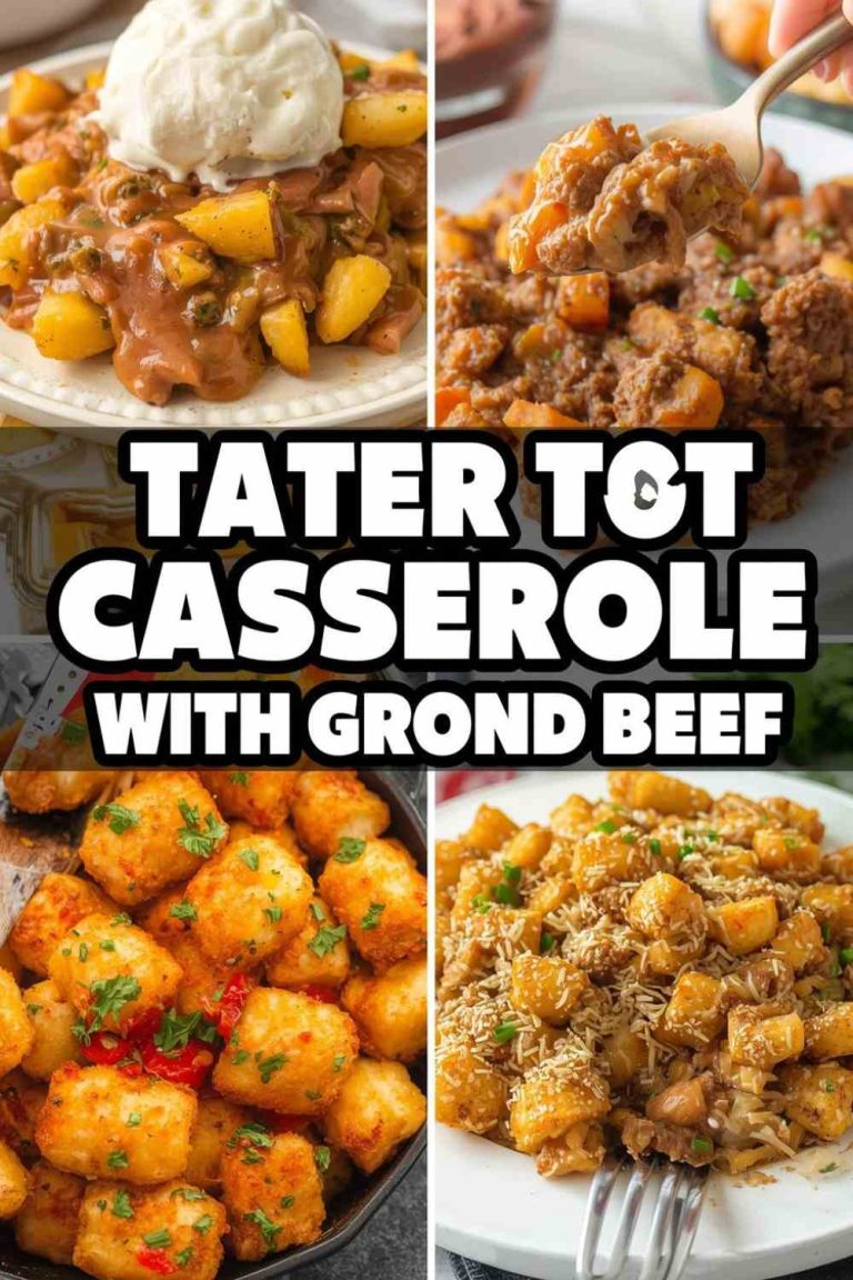 Quick Ground Beef Tater Tot Bake