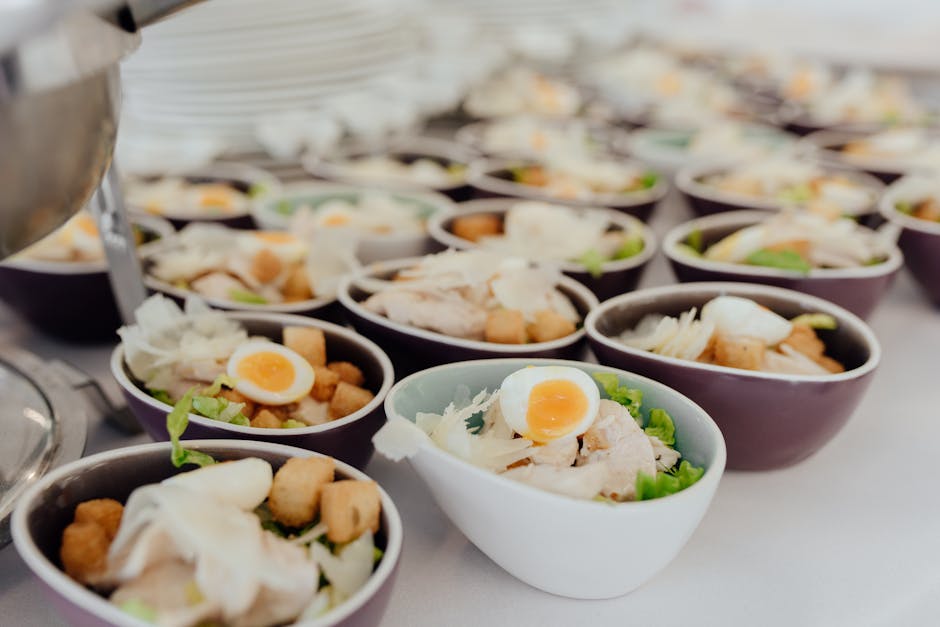 blt chicken salad served plated