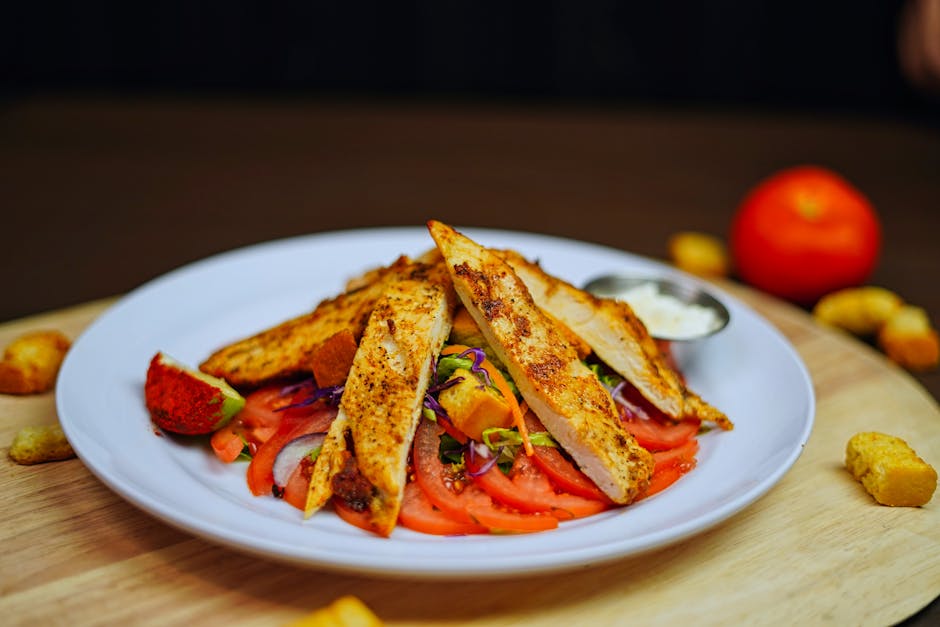buffalo chicken salad recipe served plated buffalo chicken salad recipe served plated