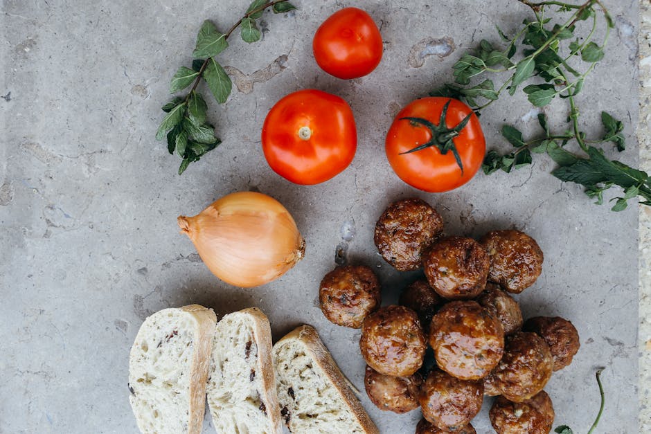 easy ground beef recipes with few ingredients ingredients flat lay