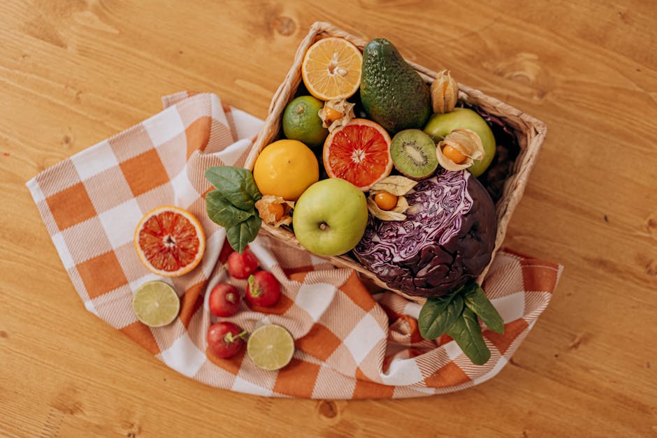 ground beef and cabbage recipes ingredients flat lay