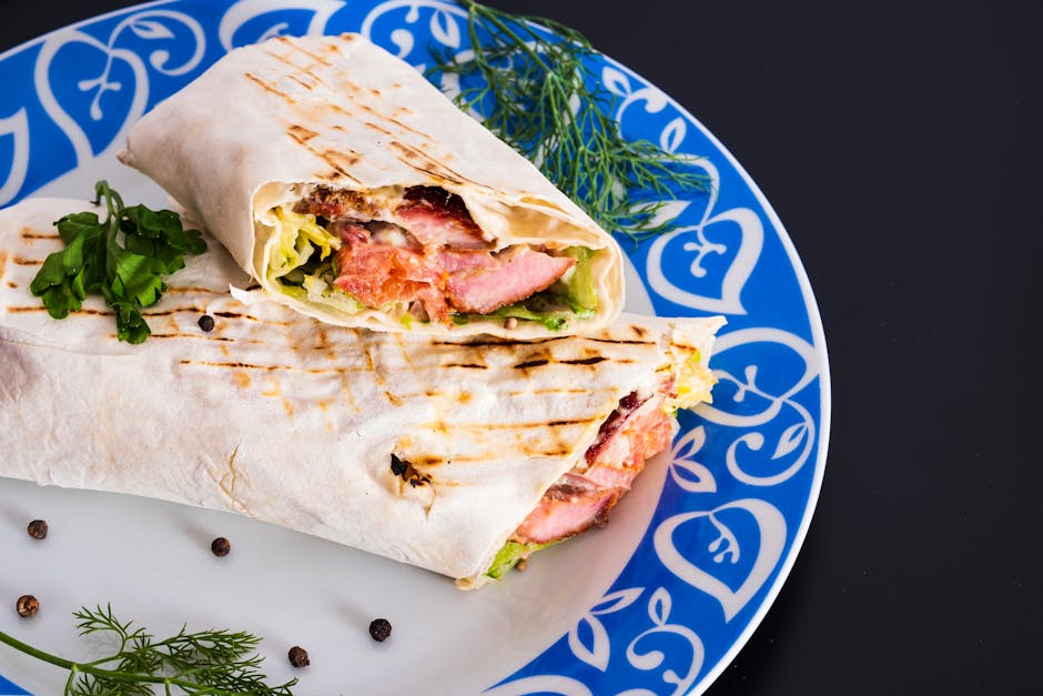 healthy wraps for lunch cooking steps