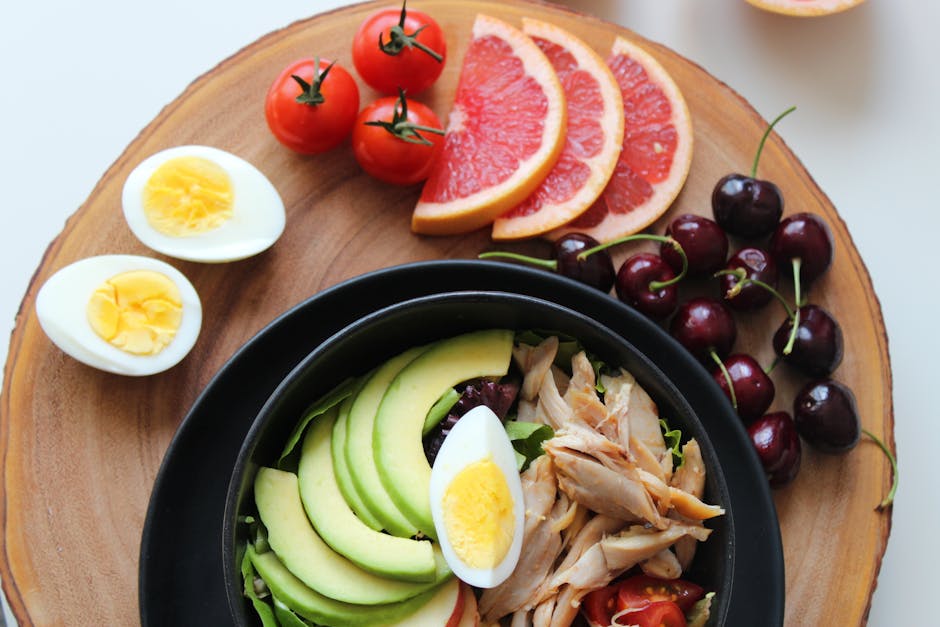 keto chicken salad close up food