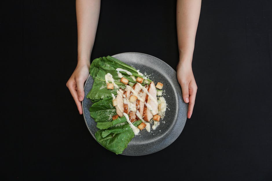 pickle chicken salad ingredients flat lay