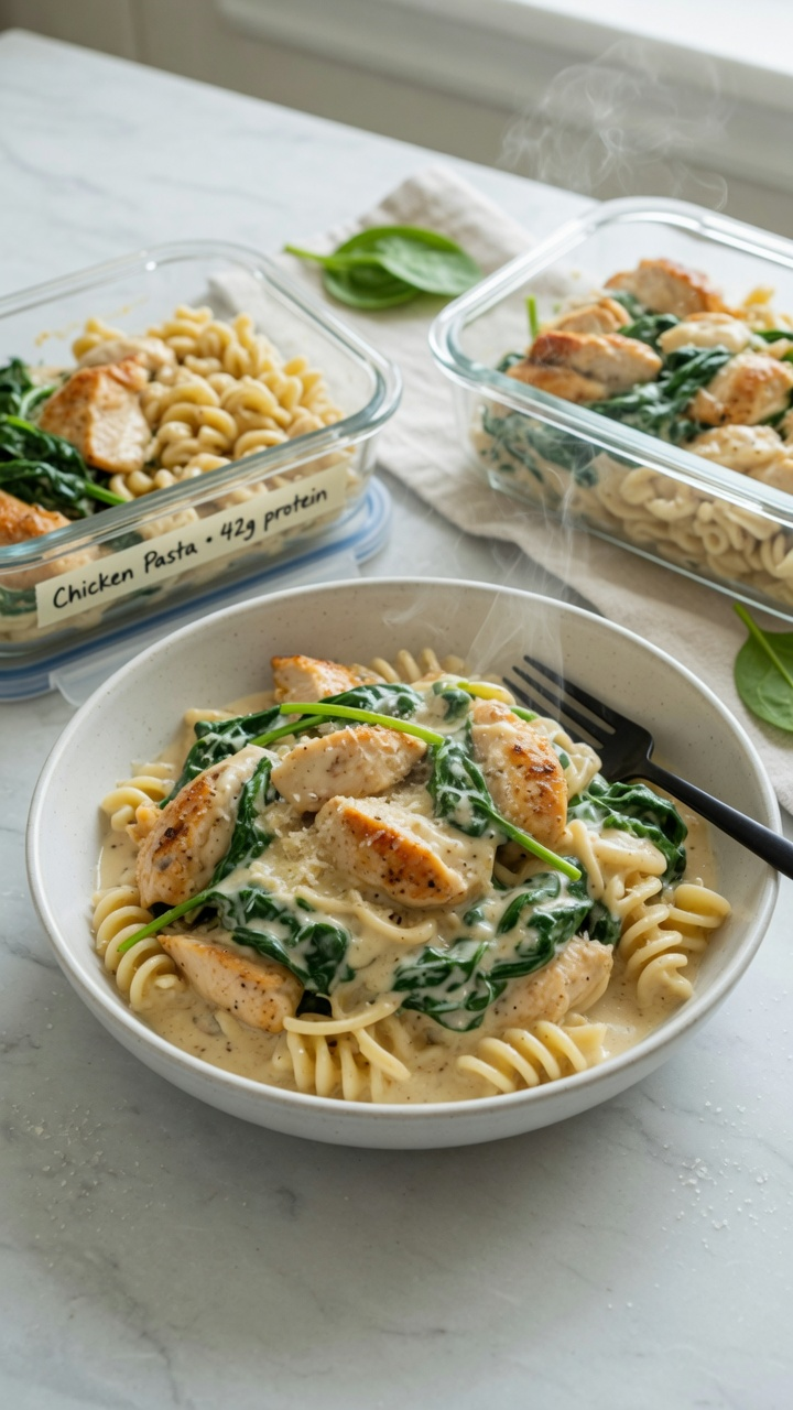 Creamy High Protein Meal Prep Lunch