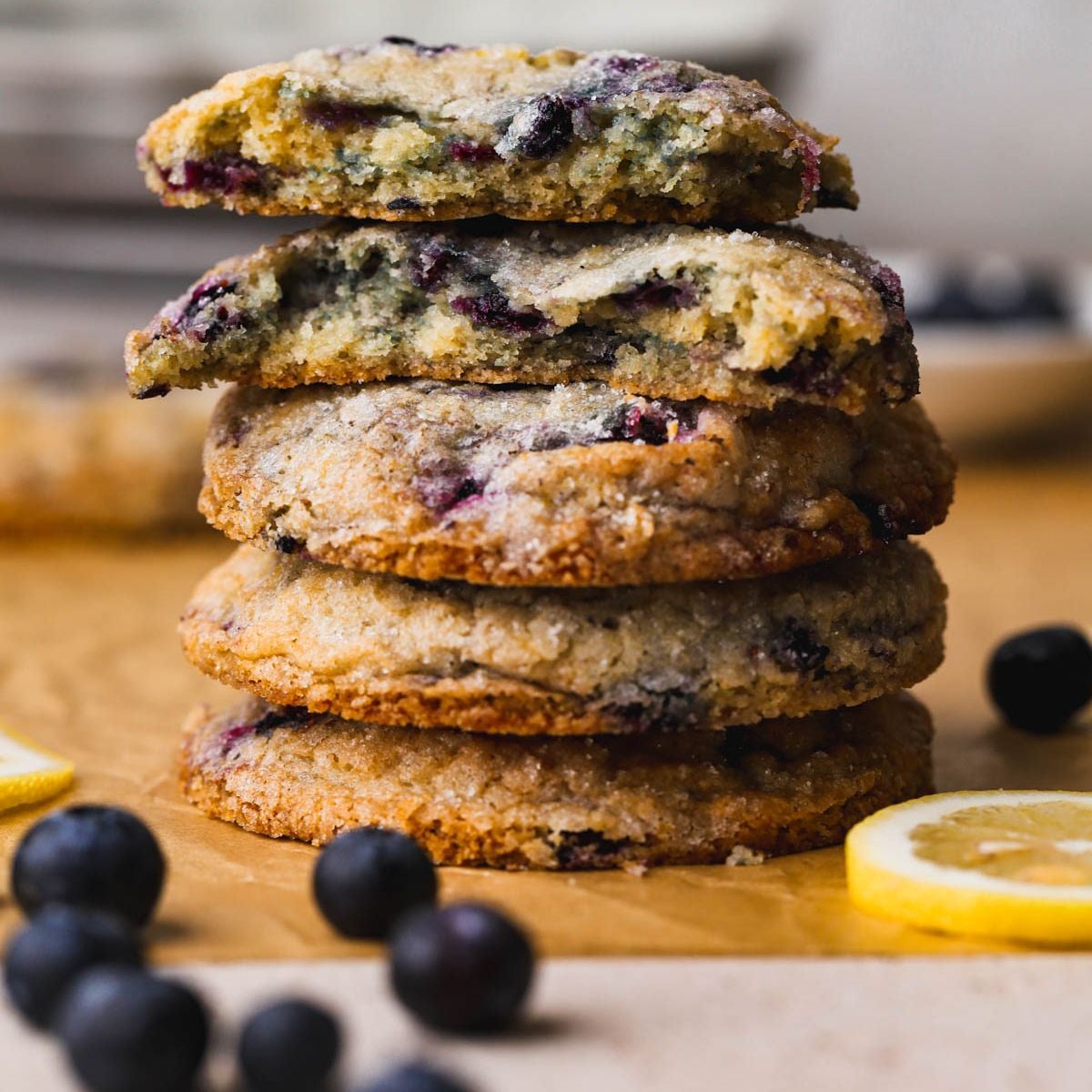 lemon blueberry cookies