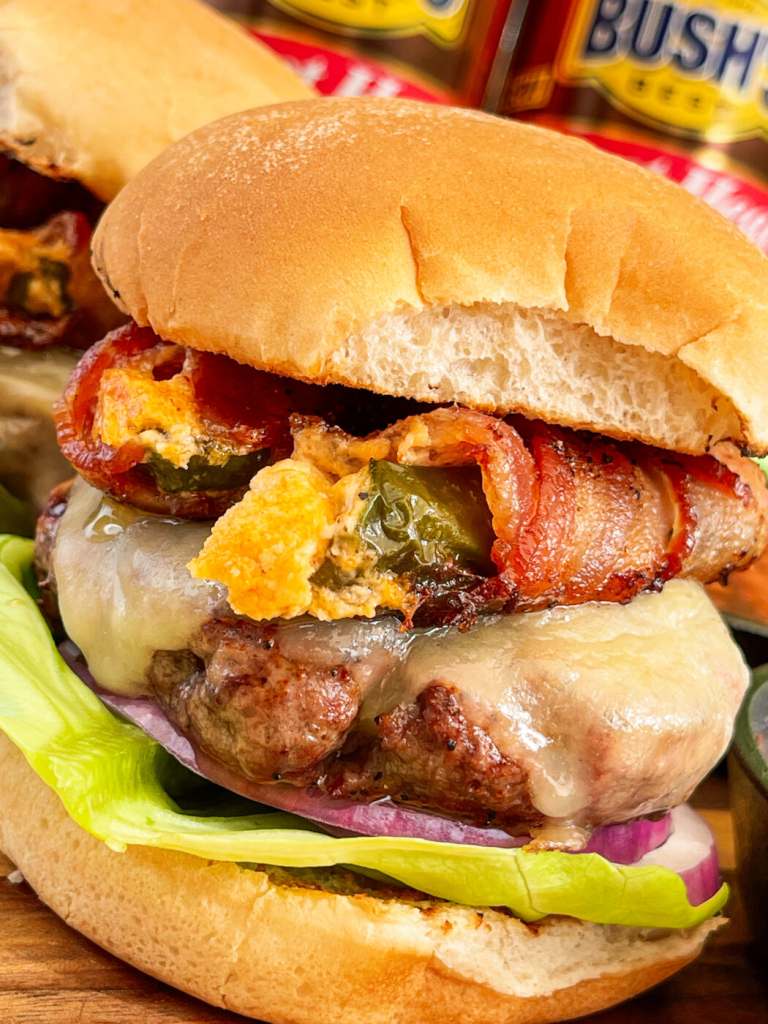 Best Delicious Jalapeño Popper Burger Ground Beef Recipe