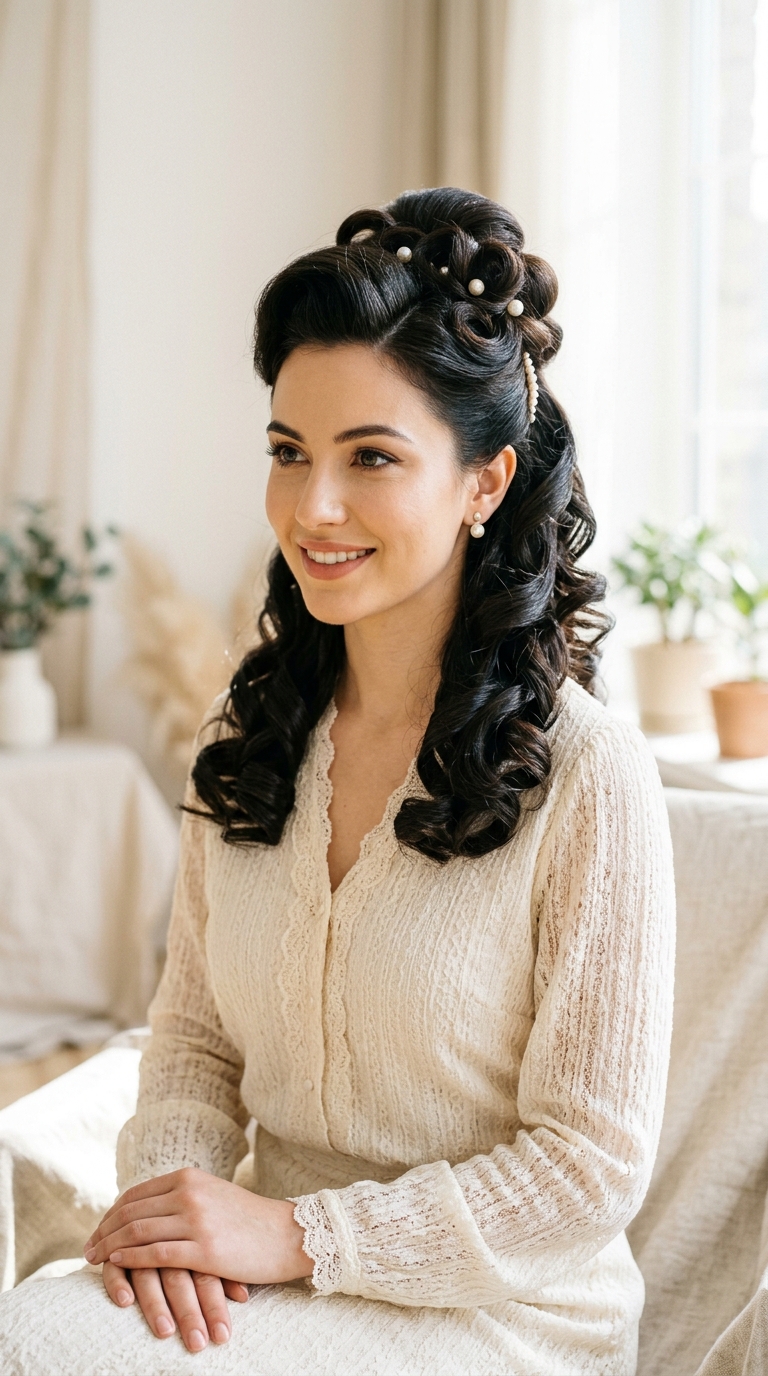 The Classic Poodle Updo