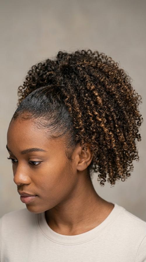4A Defined Wash-and-Go Ponytail