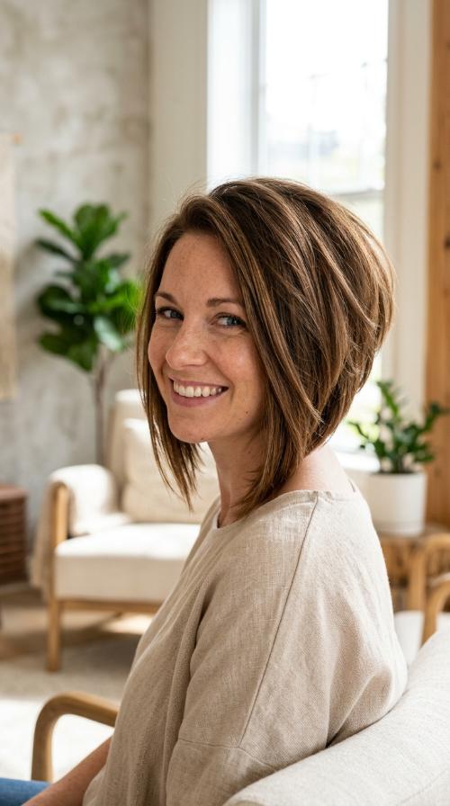 A-Line Stacked Bob