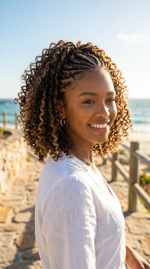 Afro Texture Short Bob