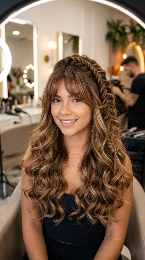 Arched Bardot Fringe