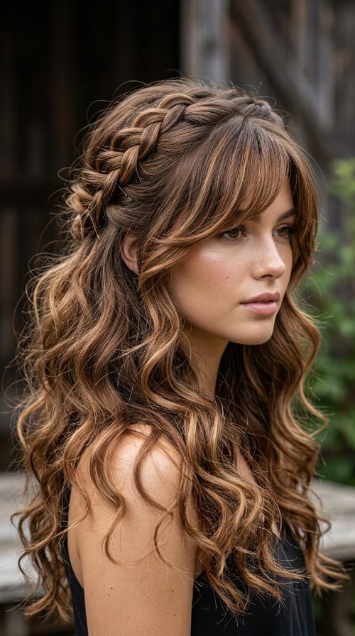 Asymmetrical Bangs
