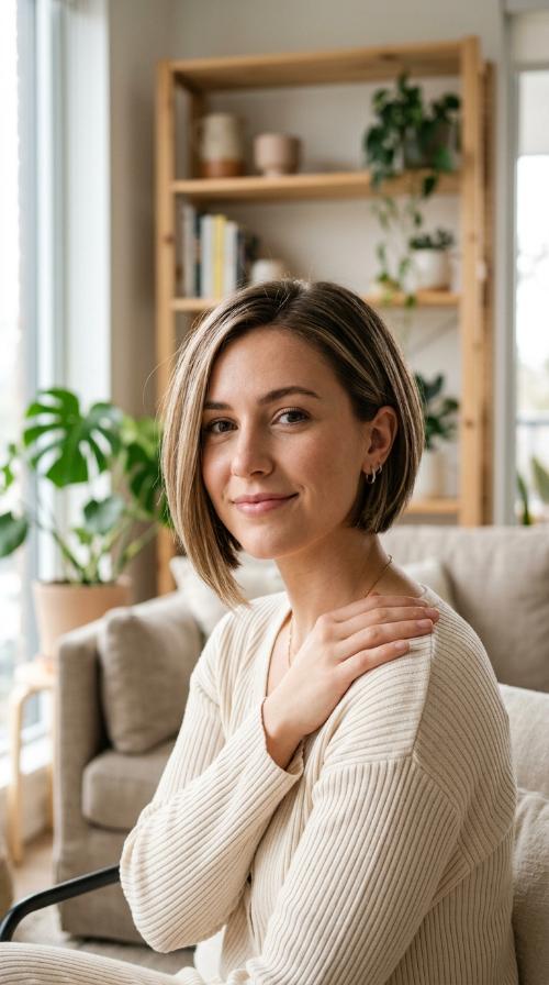 Asymmetrical Jaw Length Bob