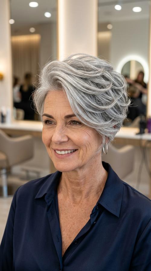 Asymmetrical Pixie Cut