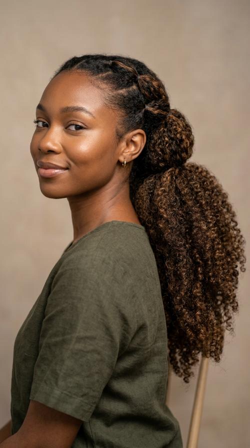 Banded Ponytail