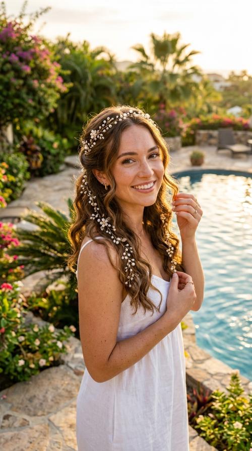 Beaded Hair Vines