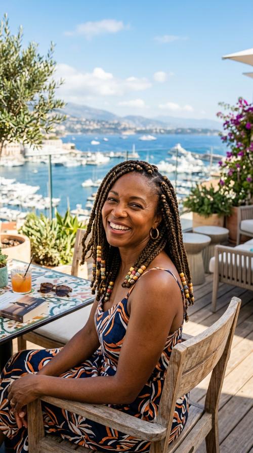 Beaded Shoulder Length Jumbo Braids