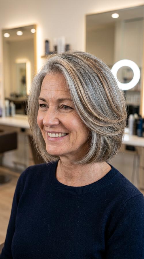 Blunt Chin-Length Bob