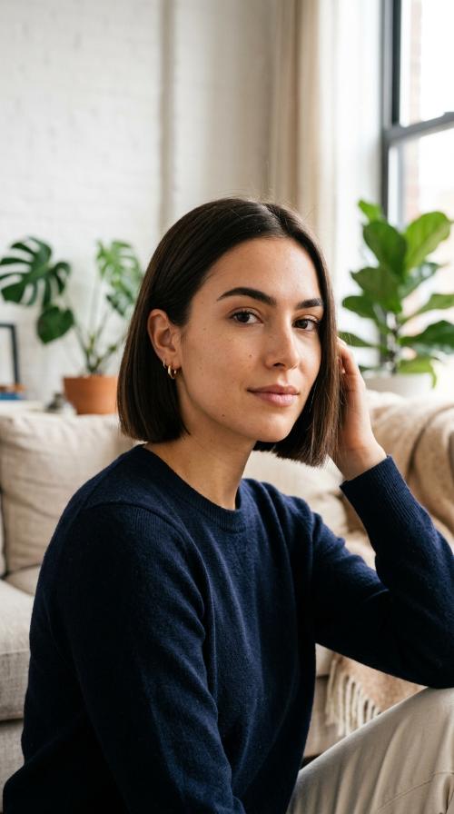 Blunt Cut Chin-Length Bob