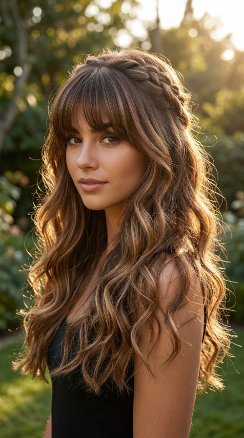 Blunt Cut with Heavy Fringe