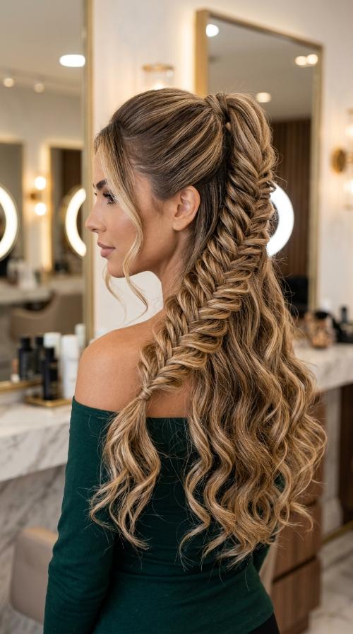 Bohemian Fishtail Braid