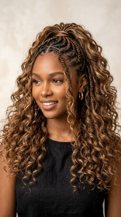 Bohemian Goddess Braids
