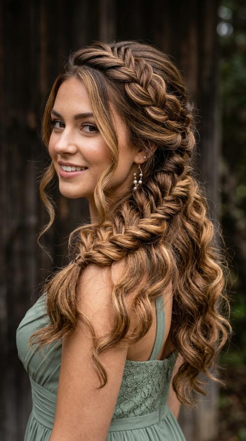 Boho Braids for Sage Green