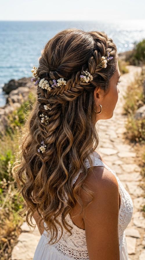 Boho Floral Braids