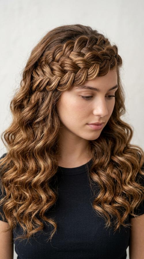 Boho Front Braids
