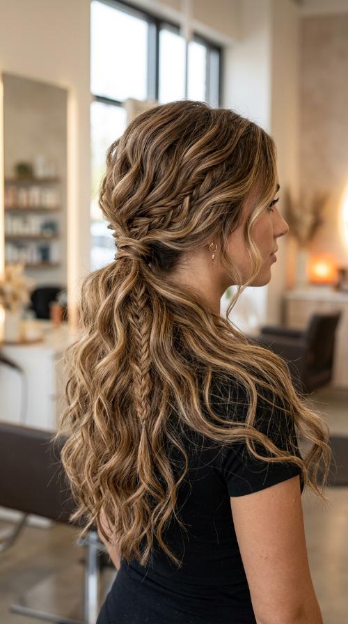 Boho Low Ponytail