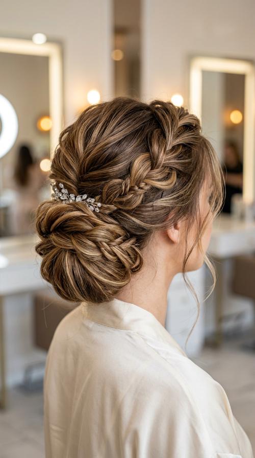 Boho Wrapped Bun