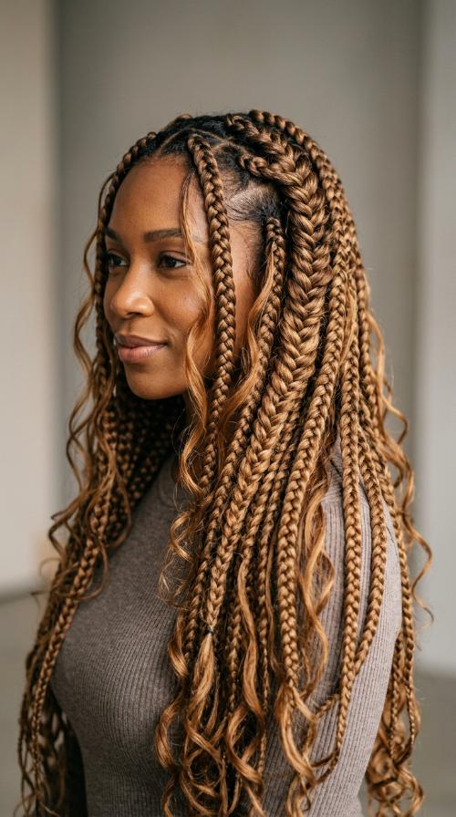 Bold Box Braids
