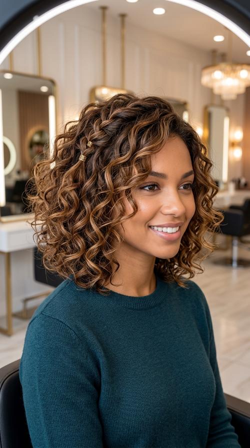 Bouncy Curly Bob
