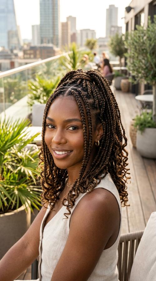 Box Braided Bob