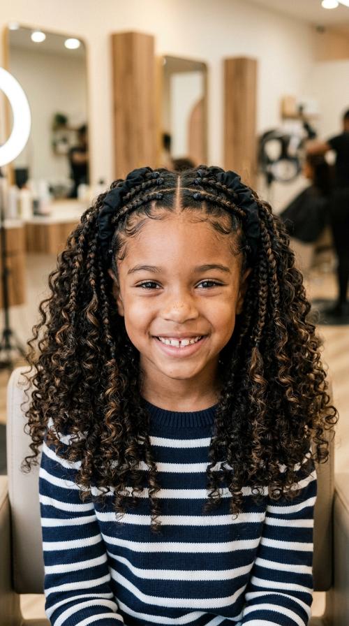 Braid Out with Soft Bands