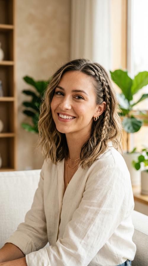 Braided Accents Lob