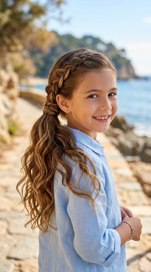 Braided Base Low Pony
