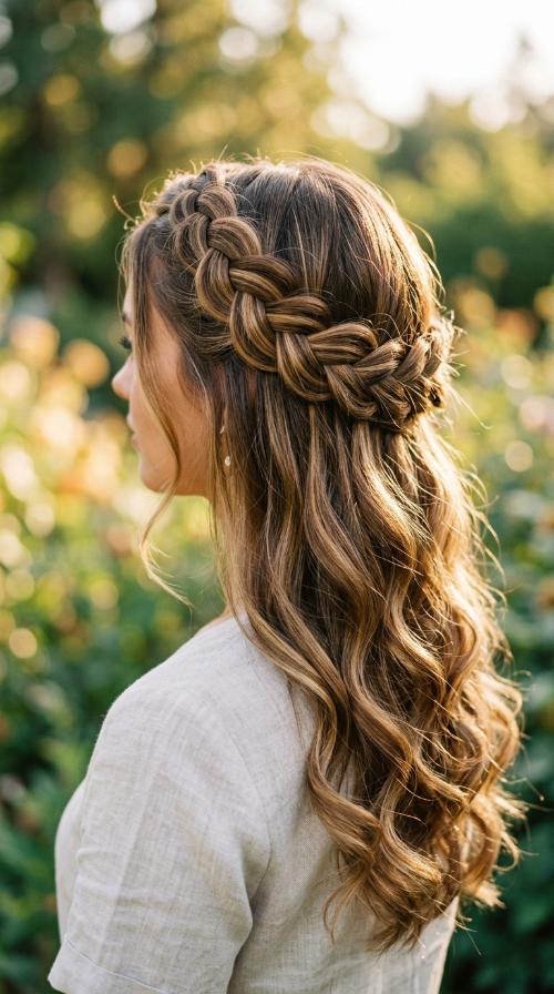 Braided Crown Halo