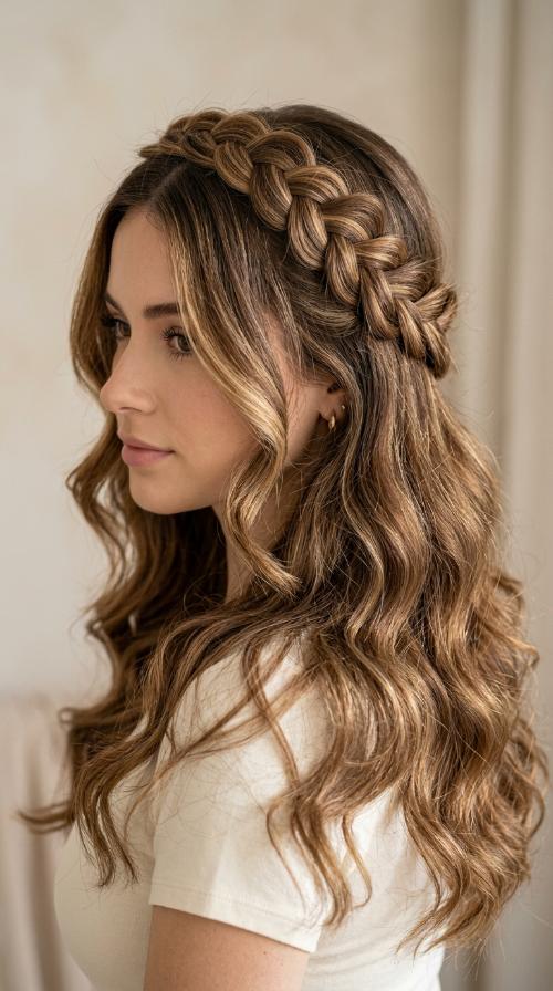 Braided Crown Halo