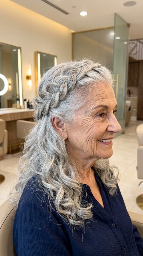 Braided Crown with Texture