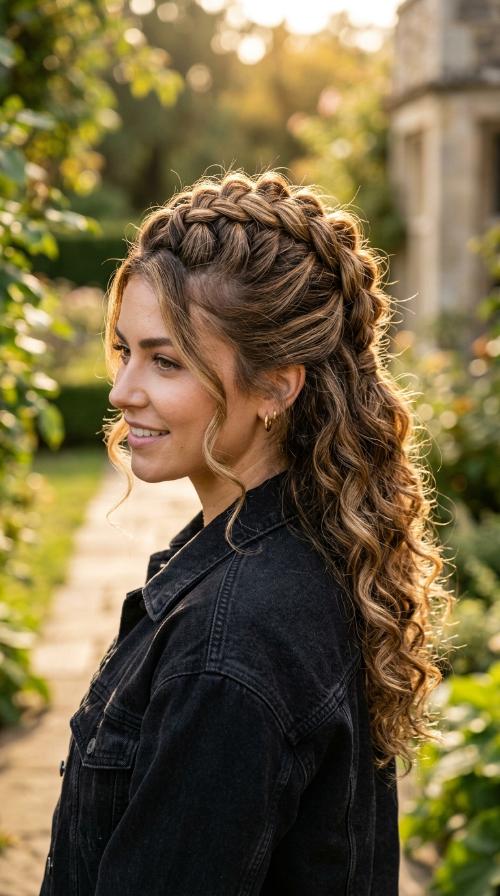 Braided Faux Hawk