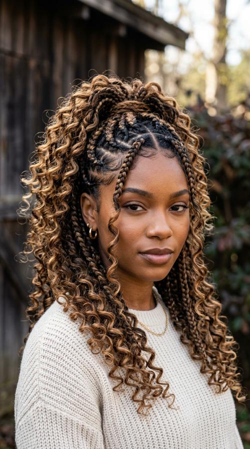 Braided Faux Hawk
