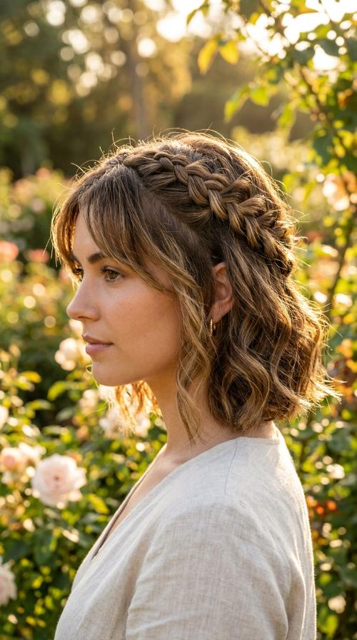 Braided Front Fringe