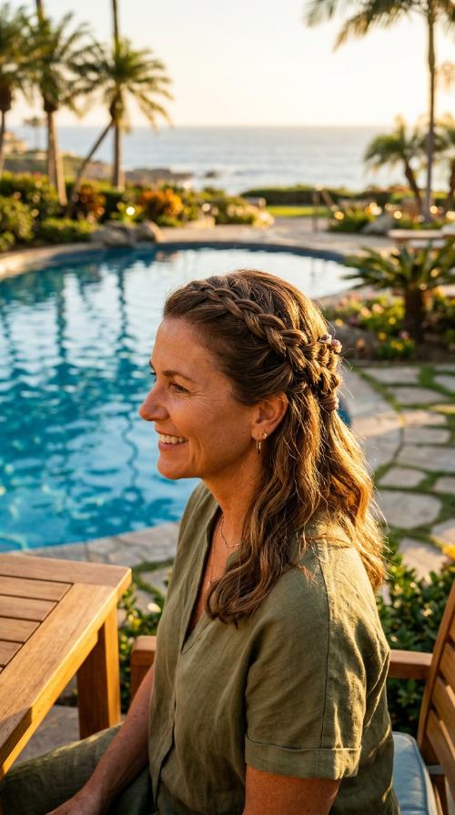 Braided Half-Up Style