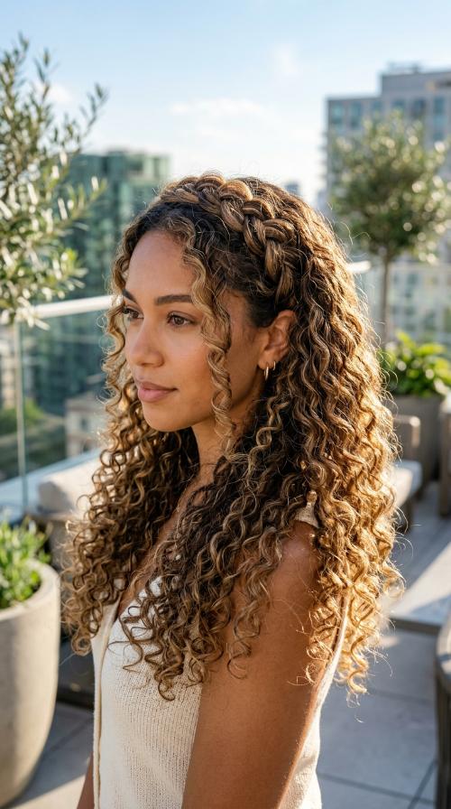 Braided Headband Look
