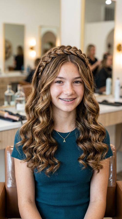 Braided Headband Look