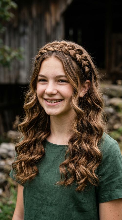 Braided Headband Look